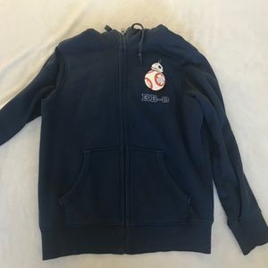 50% OFF ENDS 8/7 Navy Blue Fuzzy BB8 Sweater